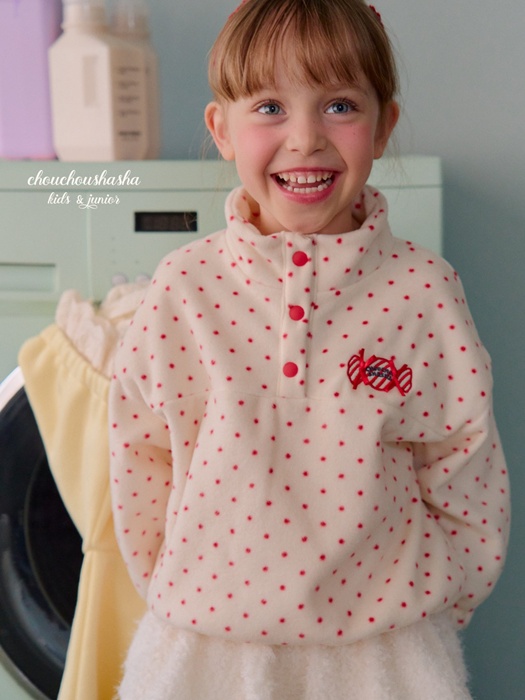 Candy Dot Fleece Tee Candy Dot Fleece Tee