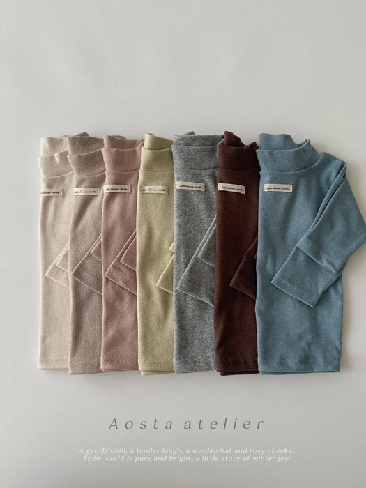 Soft Turtleneck Tee