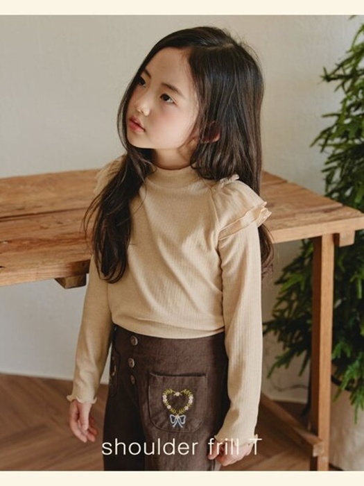 Shoulder Frill Tee Shoulder Frill Tee