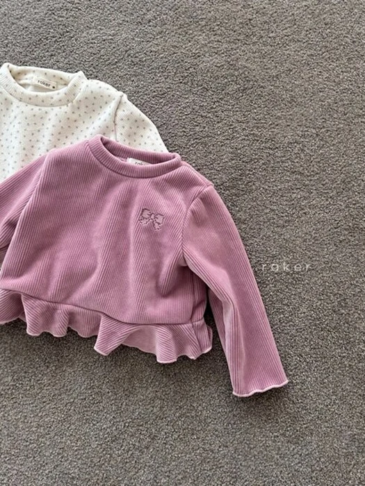 Ribbed Mink Tee Ribbed Mink Tee