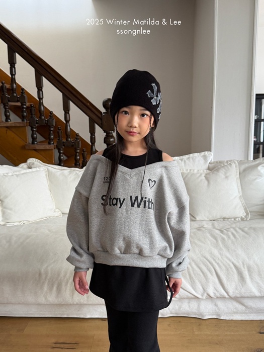 With Slit Sweatshirt