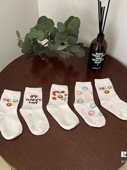Back Smile Socks