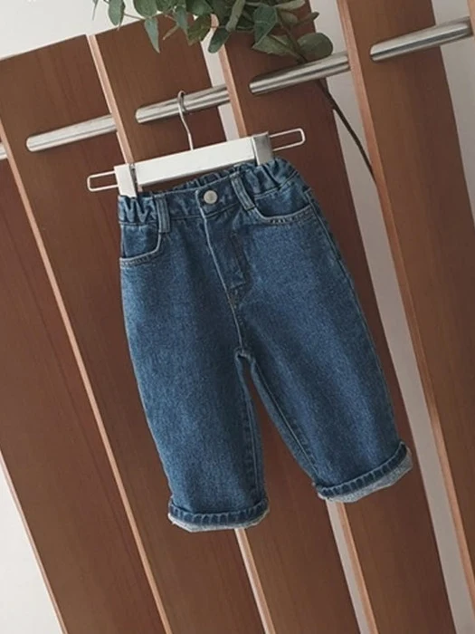 New Jean Brushed Denim Pants