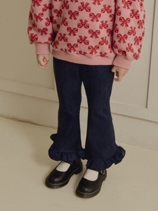 Frill Flared Pants
