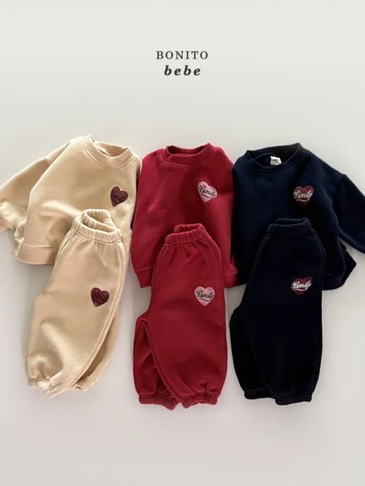 Bebe Heart Print Set Bebe Heart Print Set