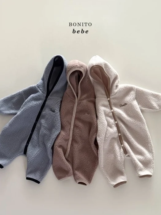 Bebe Fleece Ribbed Hood Suit Bebe Fleece Ribbed Hood Suit