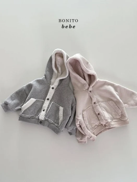 Bebe Boa Hood Cardigan Bebe Boa Hood Cardigan