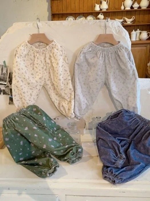 W Flower Banding Pants W Flower Banding Pants