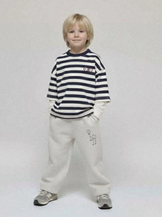 Robot Fleece String Pants
