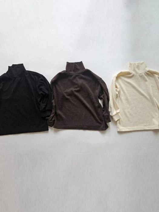 Pudding Fleece Mock Neck Tee