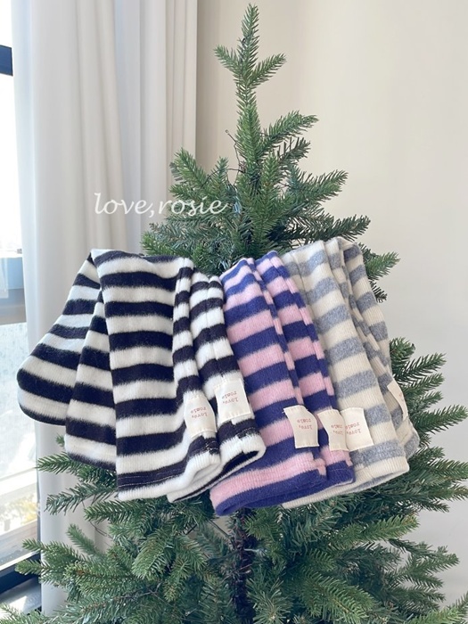 Stripe Angora Warm Warmer