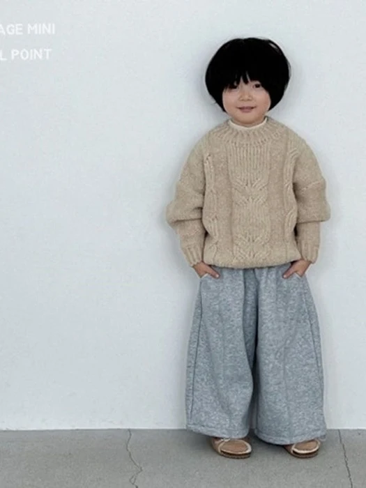 Frill Waist Bonding Pants