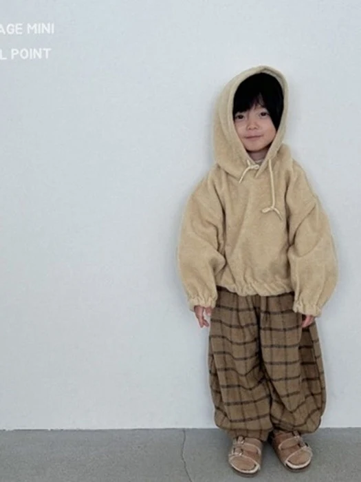 Cream Hood Sweatshirt