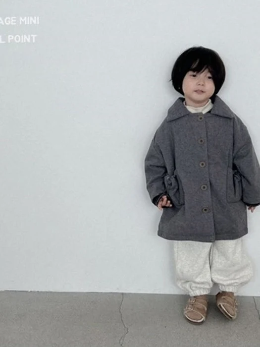 Brownie Pleated Pocket Coat