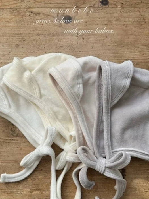Cotton Velour Bonnet