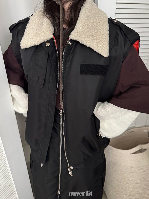 Winter Fuzzy Vest