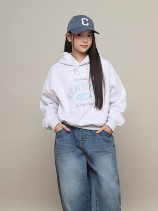 New York Crop Hood Zip-Up