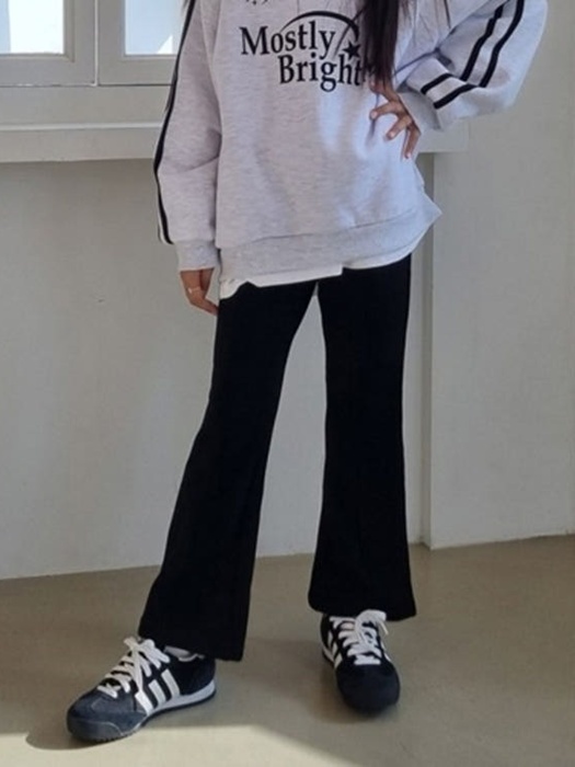 Fluffy Bootcut Pants