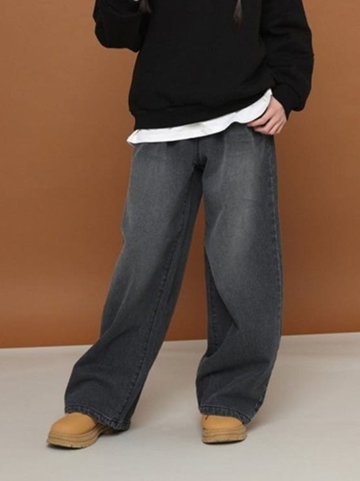Wide Denim Pants