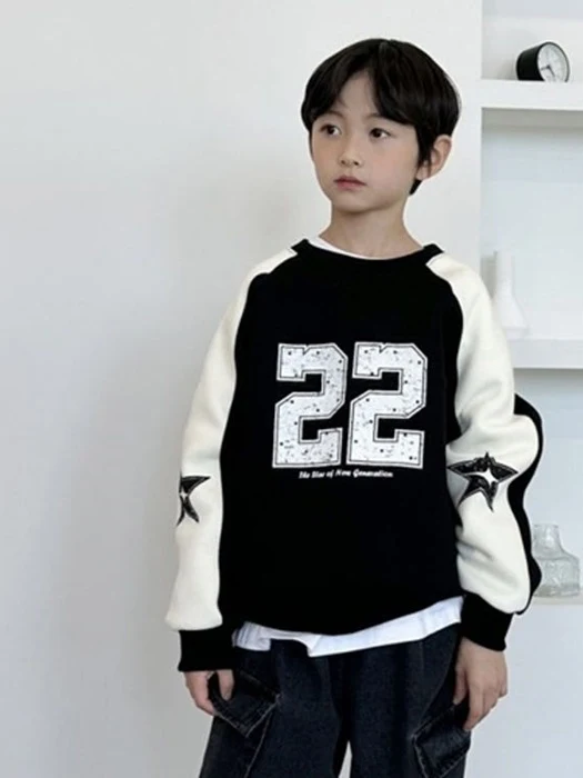 22 Star Sleeve Sweatshirt