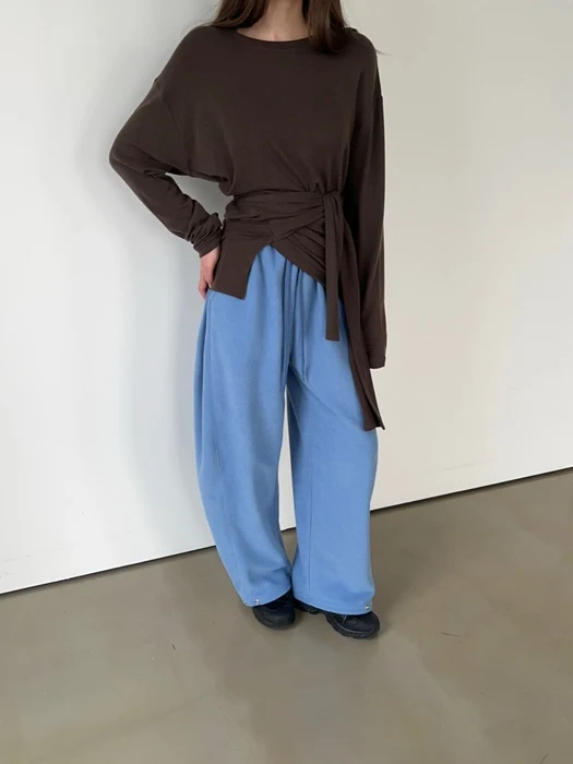 Terry Tuck Pants