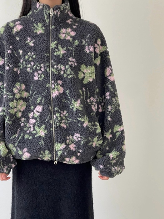 Flower Double Fleece Jacket
