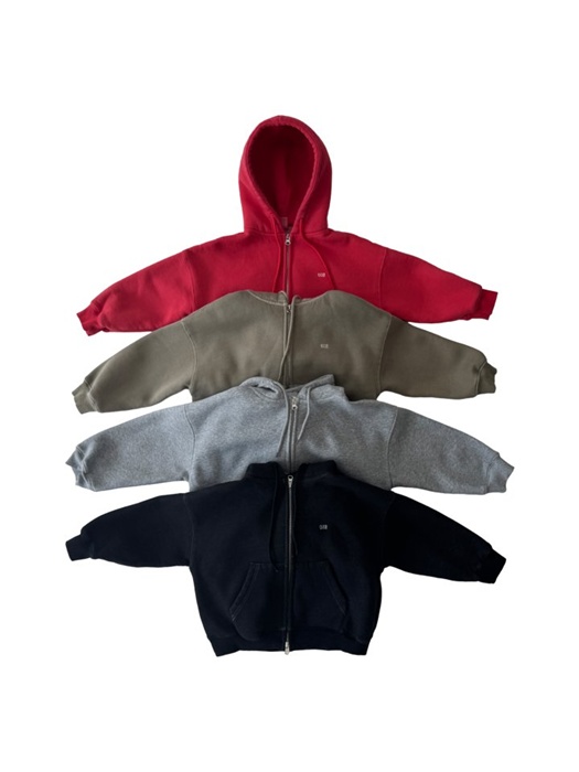 Curly Hood Zip-Up