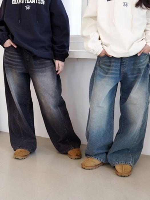 Balloon Denim Pants