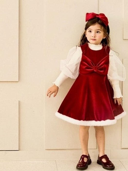 Merry Big Ribbon Dress