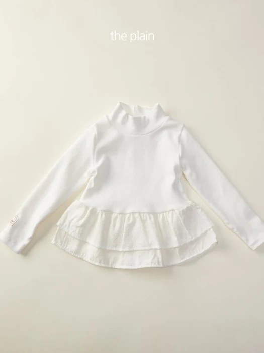 Rosa Frill Mock Neck Tee Rosa Frill Mock Neck Tee