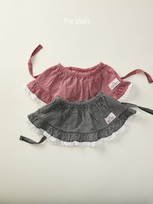 Plain Check Apron
