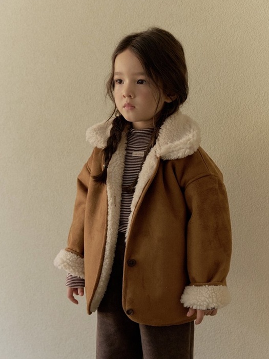 Creamy Shearling Jacket