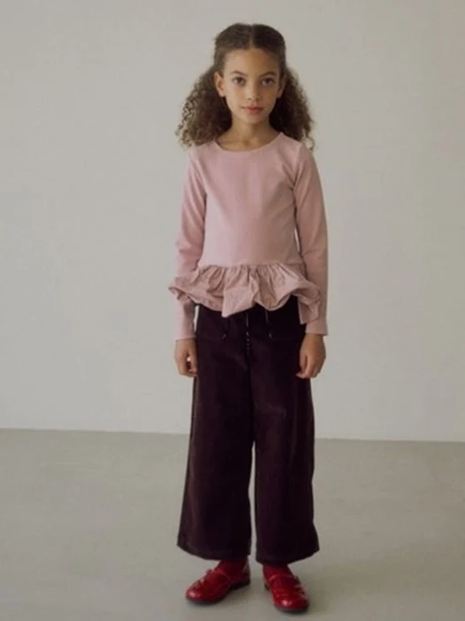 Washed Button Pants