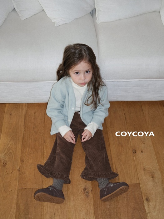 Corduroy Frill Pants