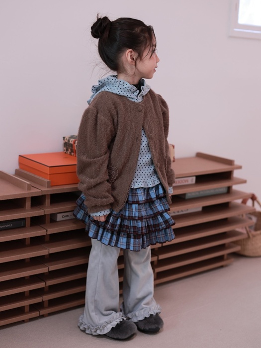 4 Tier Check Skirt