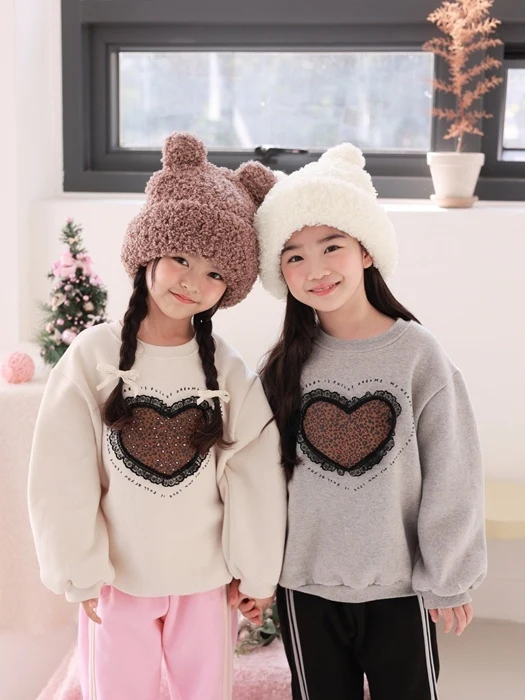 Leopard Heart Sweatshirt