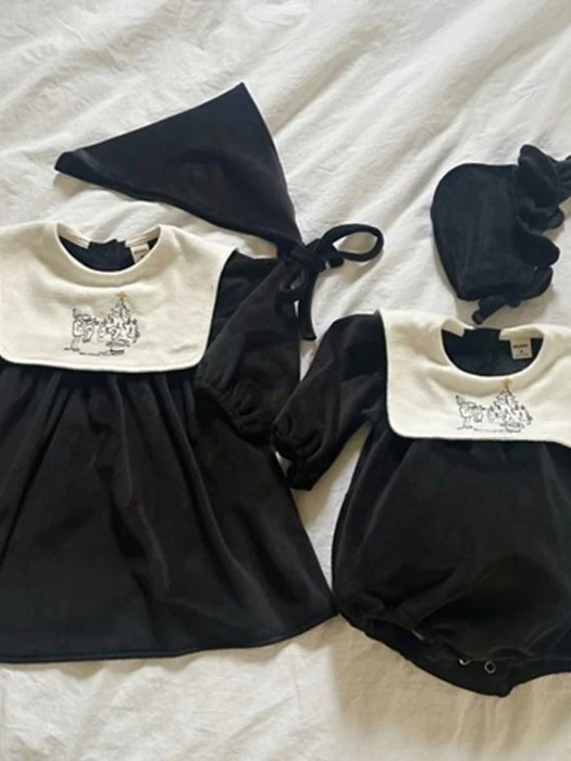 Chloe Embroidery Suit (Frill Bonnet Set) Chloe Embroidery Suit (Frill Bonnet Set)