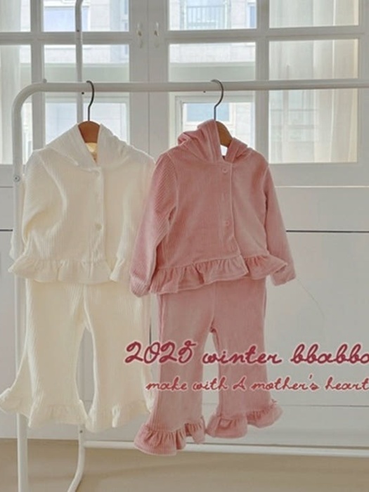 Velour Frill Mink Set Velour Frill Mink Set
