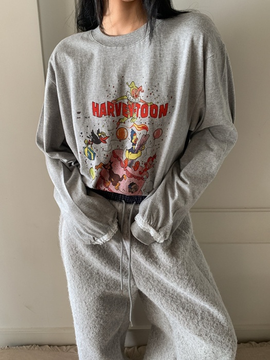 Verse Print Fleece Tee Verse Print Fleece Tee