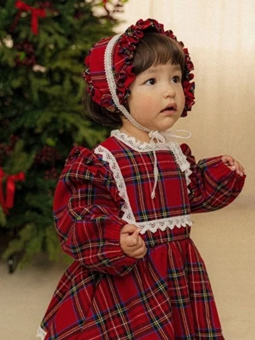 Check Frill Headband
