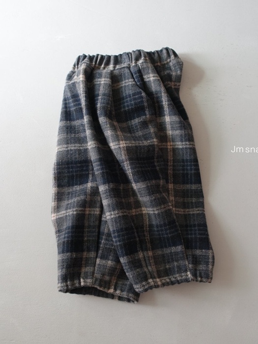 Check Dart Banding Pants
