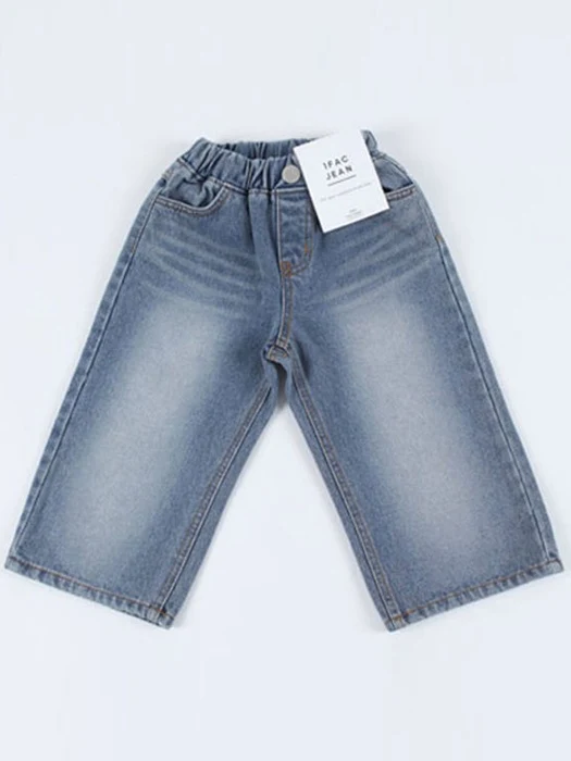 Low Blue Wide Denim Pants