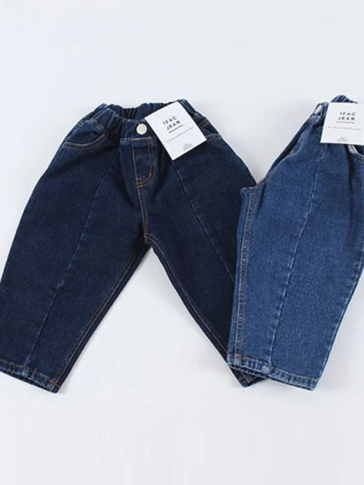 Formal Stitch Curved Winter Denim Pants