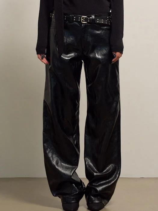 Crumbled Glossy Pants Crumbled Glossy Pants