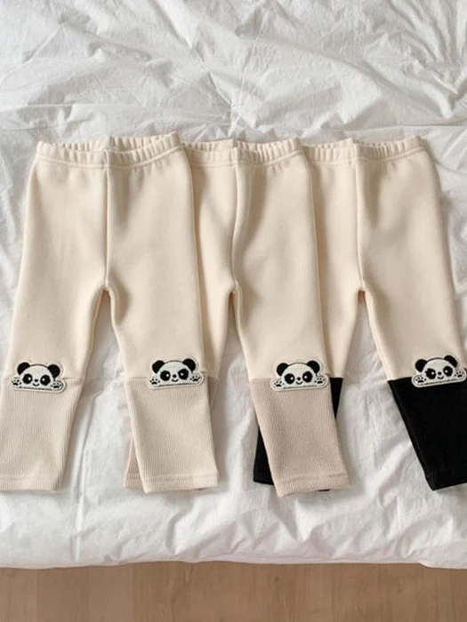 Fleece Panda  Leggings