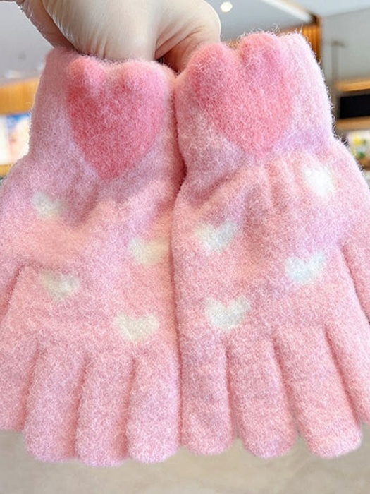 Honey Heart Finger Gloves