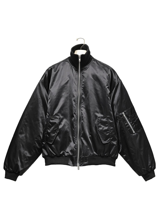 Oversized High Neck Padded Bomber Jacket