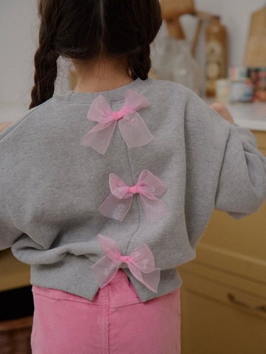 Back Ribbon Sweatshirt
