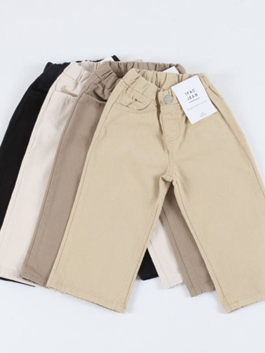 One Washed Peach Wide Pants