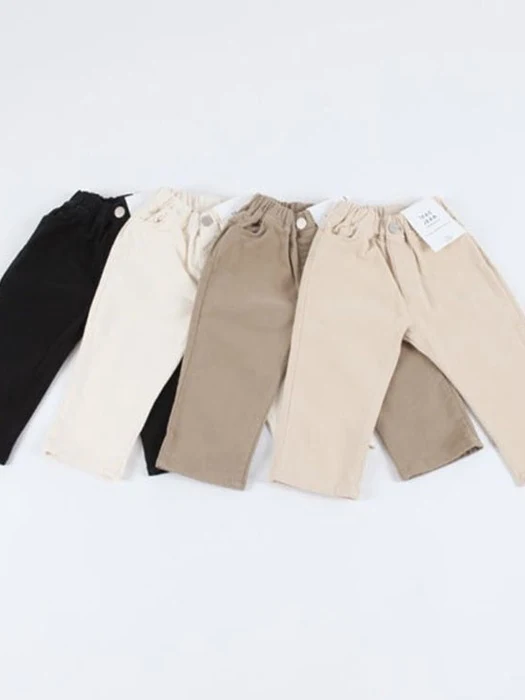 Cotton Nep Curved Winter Chino Pants